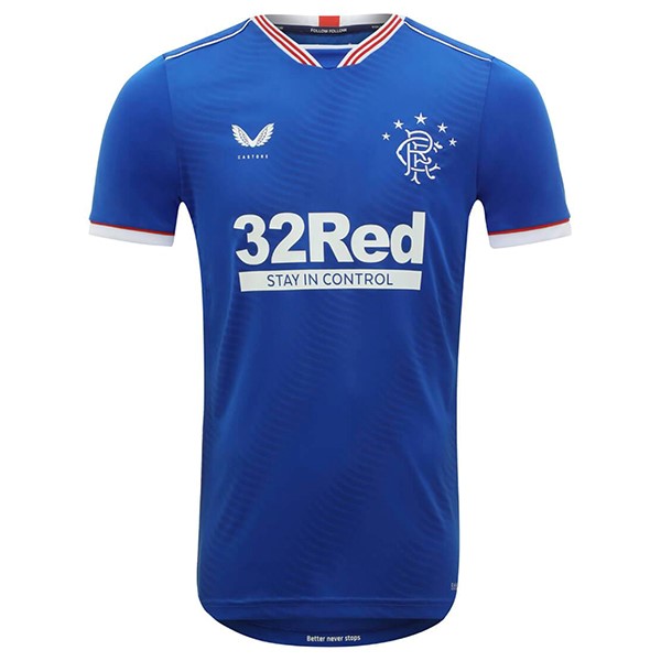 Tailandia Camiseta Rangers 1ª 2020/21 Azul